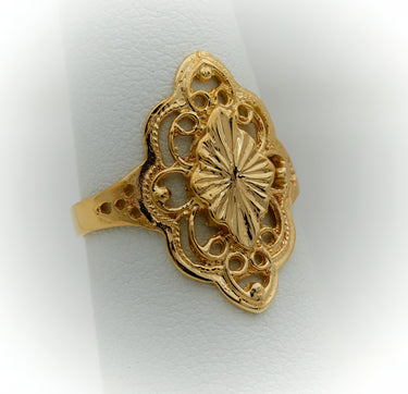 Anillo de Oro Almendra